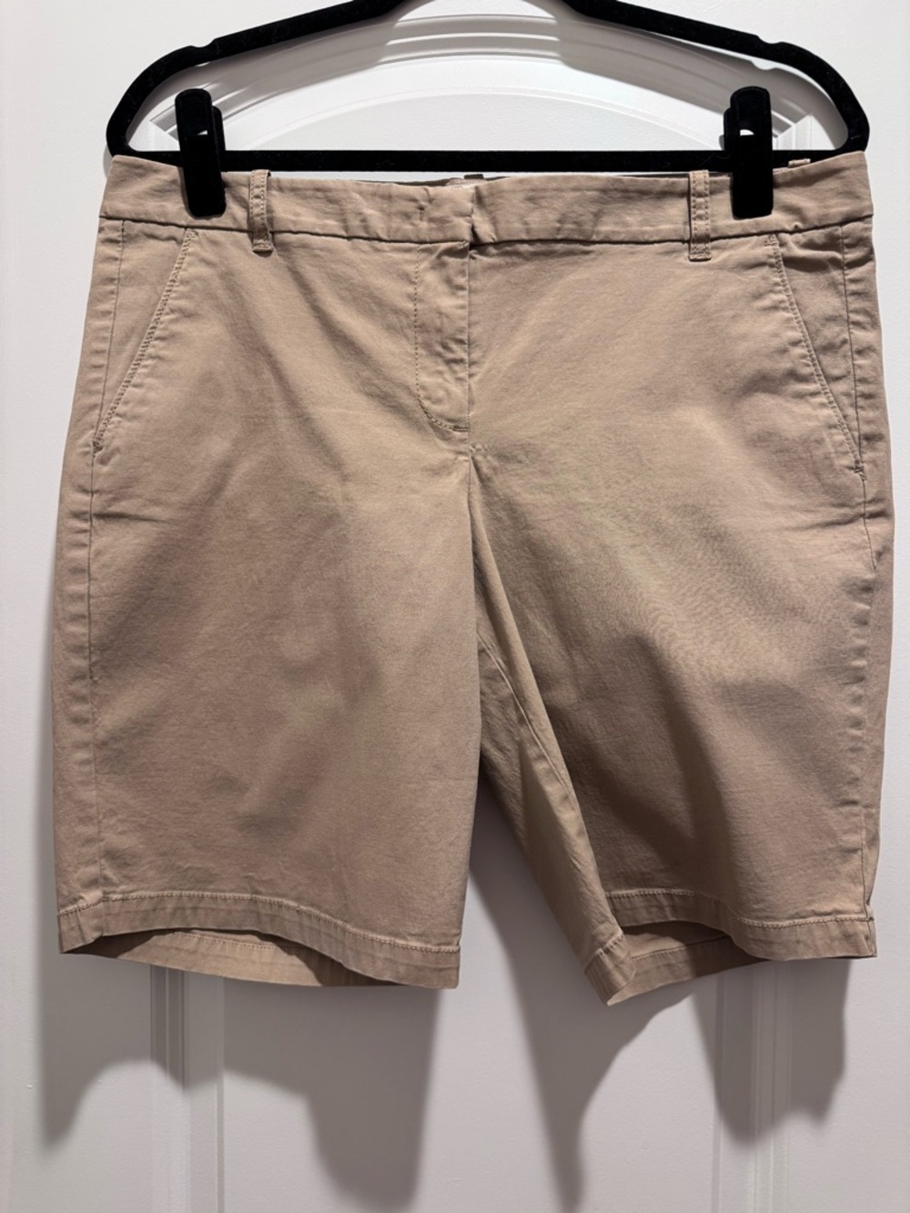J. Crew Women's Tan Chino Bermuda Shorts